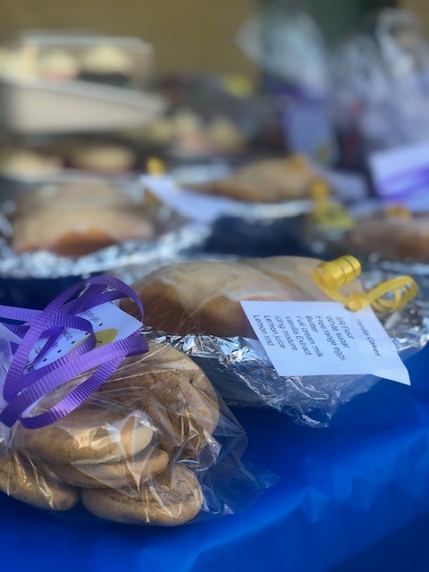 a photo of cake stall goodies