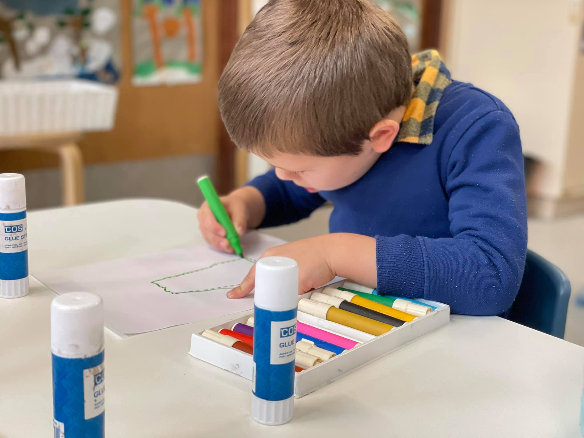 Child drawing