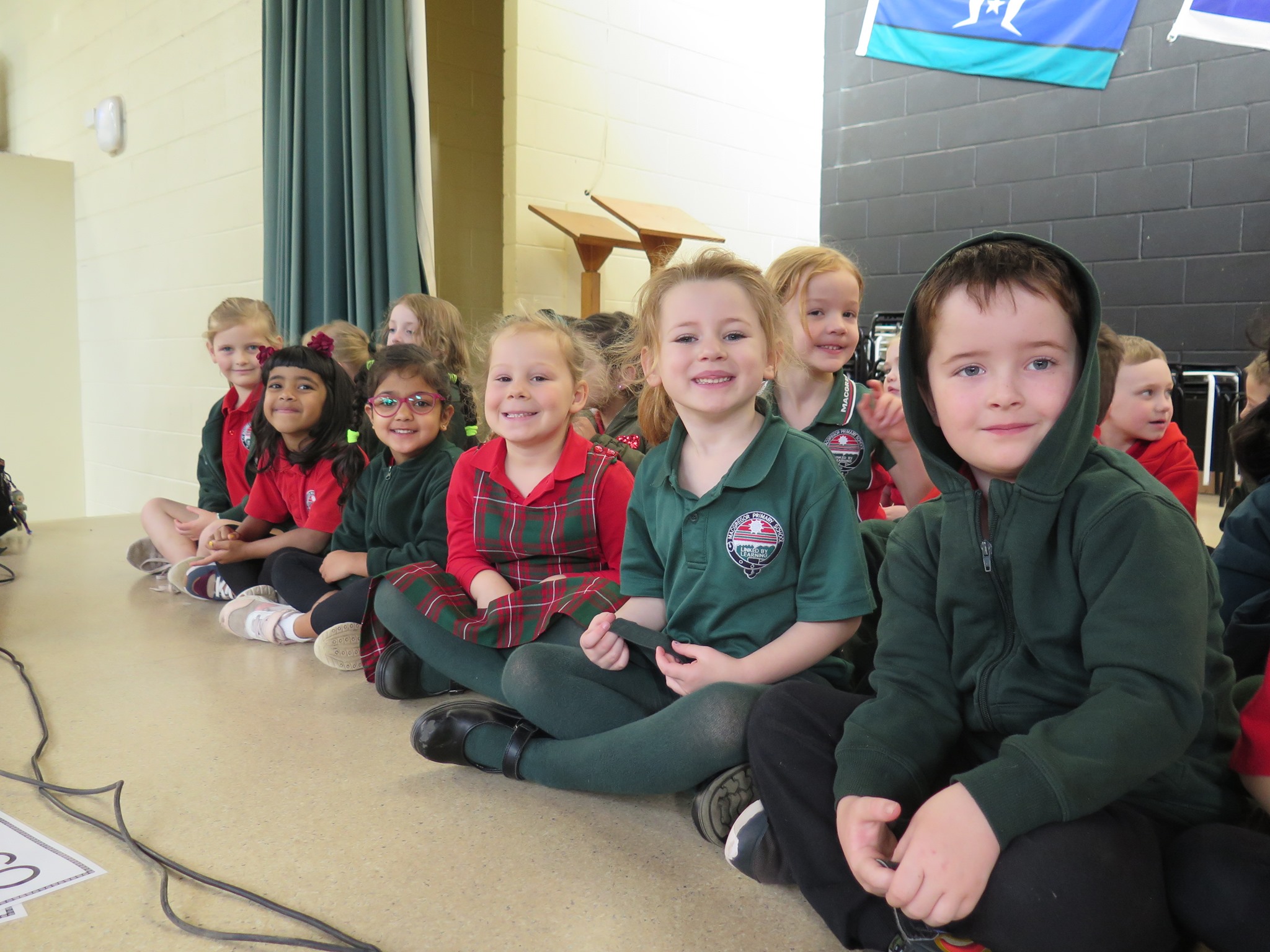 Kindergarten at assembly