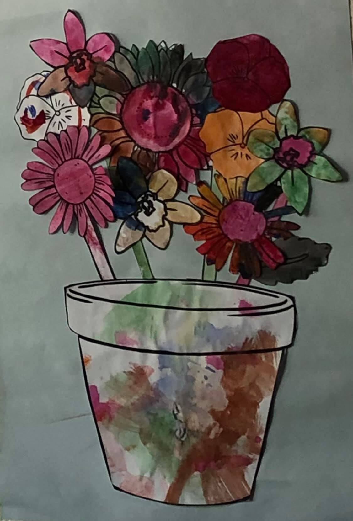 Flowerpot art